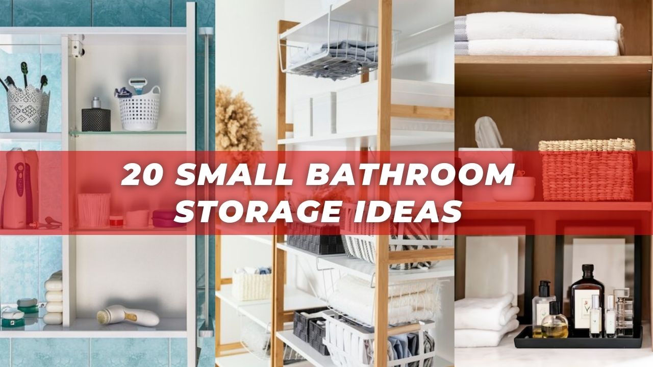 20 Small Bathroom Storage Ideas - Clever Solutions for Your Space