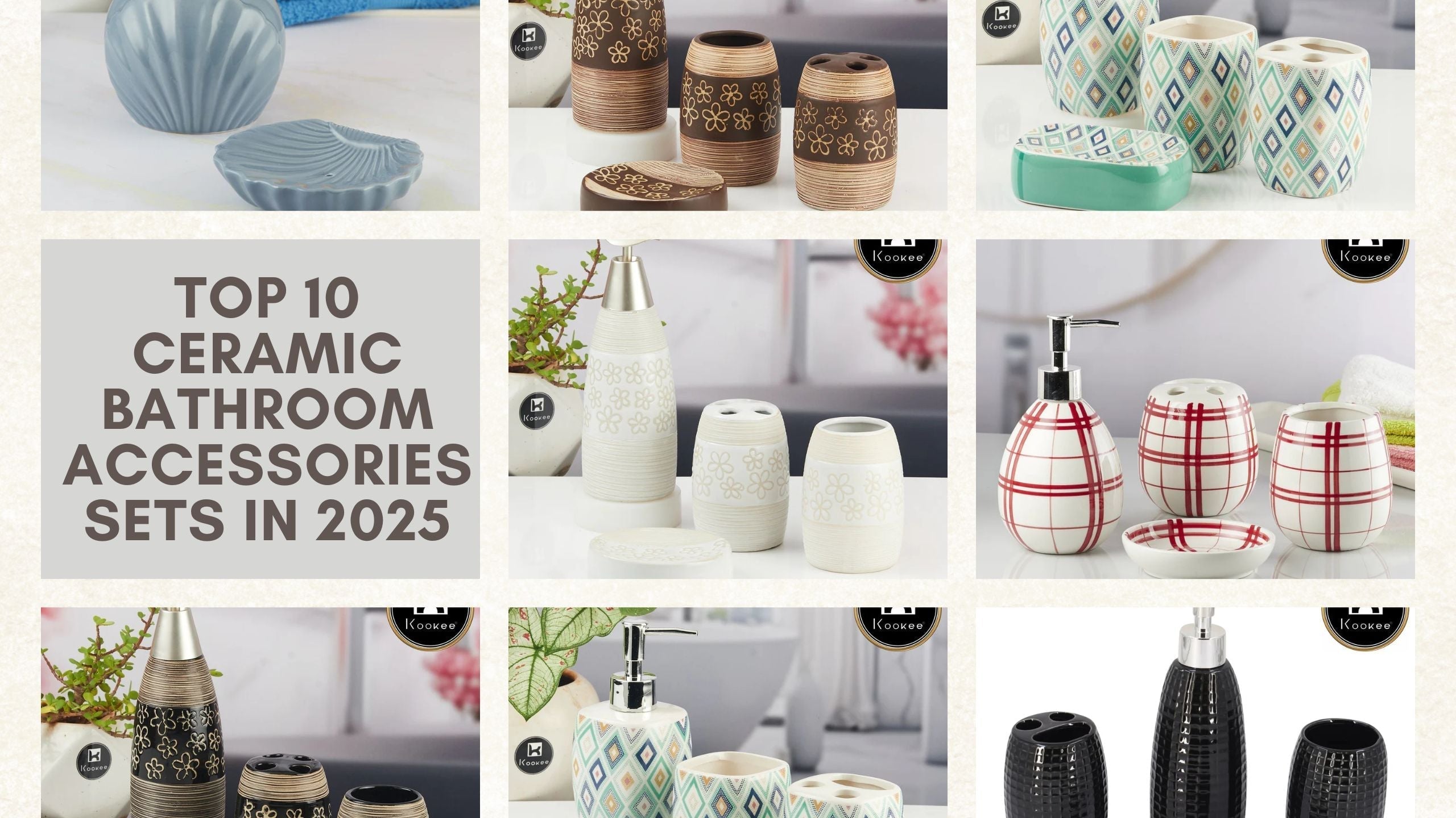 Top 10 Ceramic Bathroom Accessories Sets in 2025
