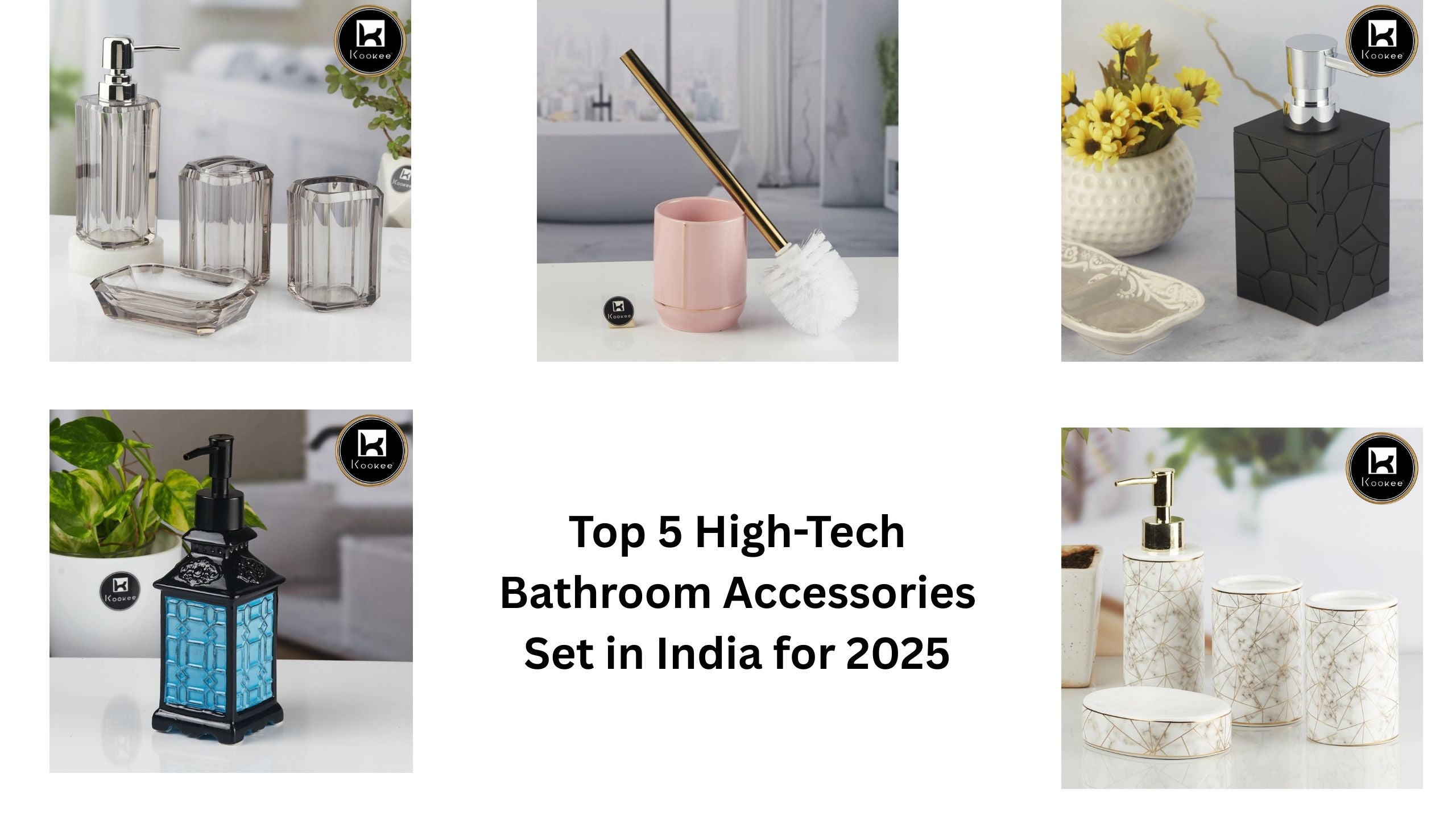 Top 5 High-Tech Bathroom Accessories Set in India for 2025