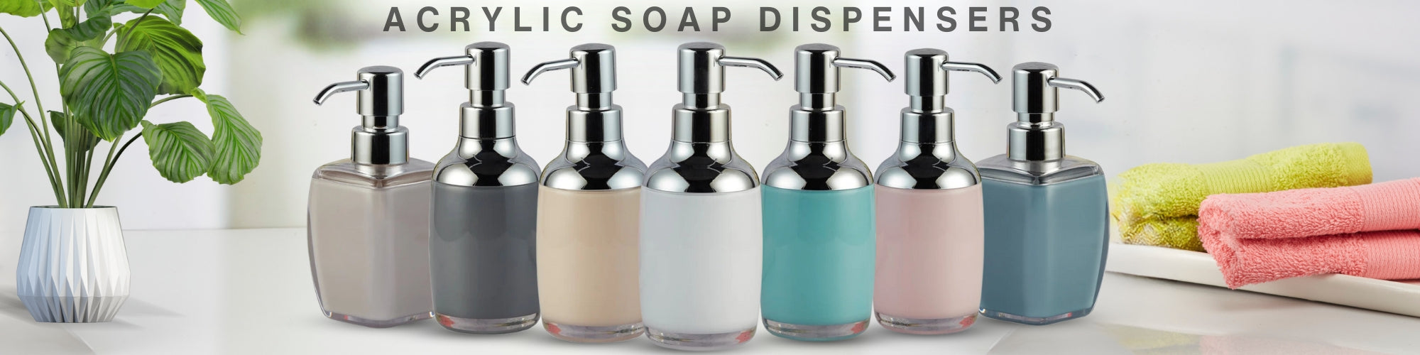 Acrylic Soap Dispensers