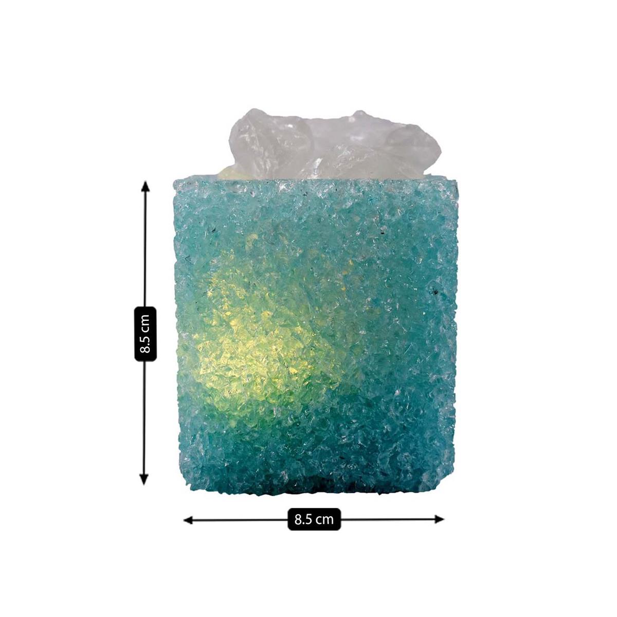 Natural Crystal Aromatherapy with Essential Oil, Electric Diffuser (087-1-F)