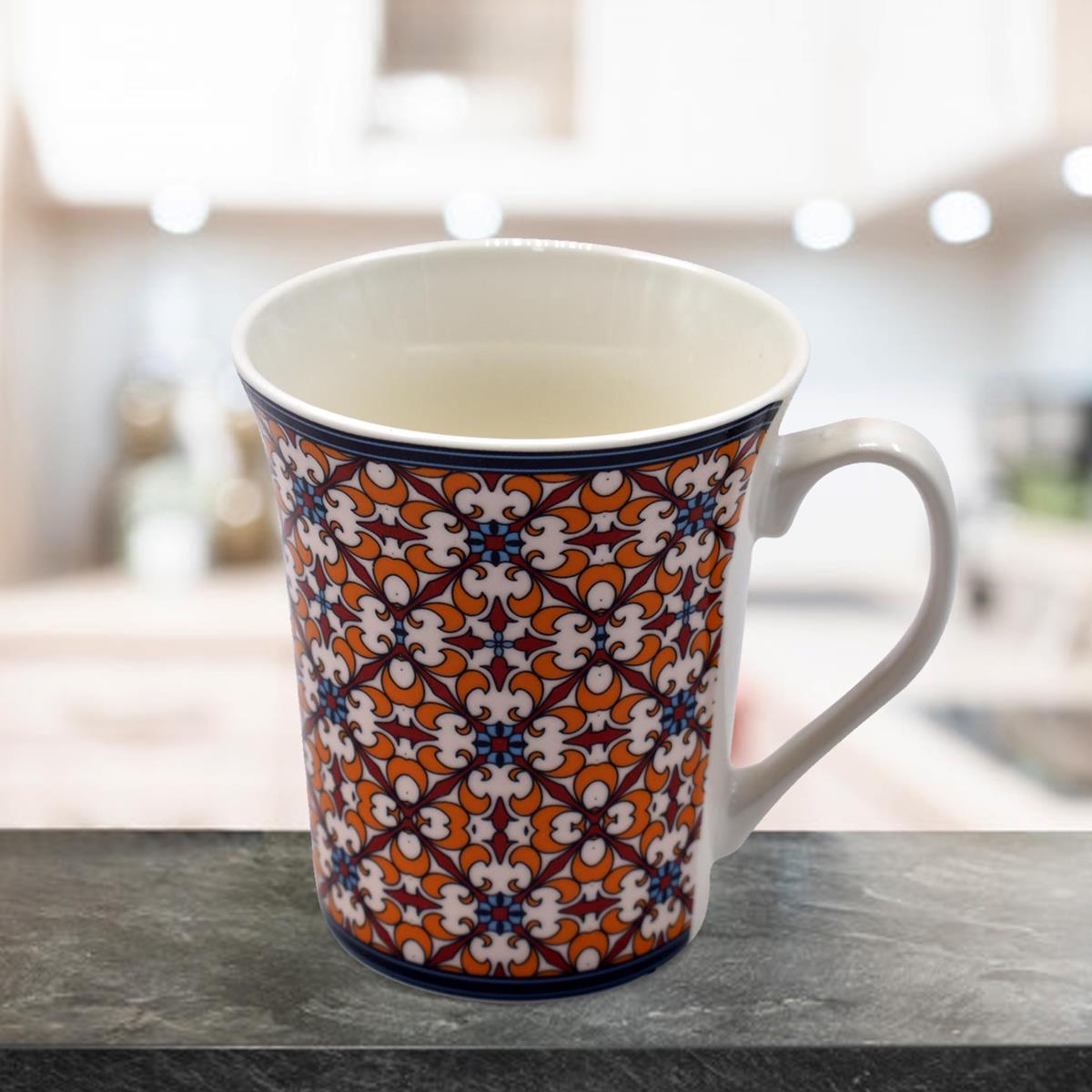 Printed Ceramic Tall Coffee or Tea Mug with handle - 325ml (BPM4430-A)