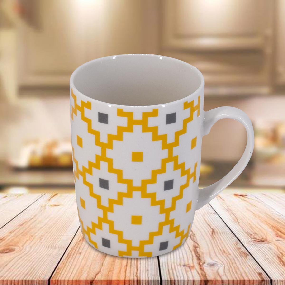 Printed Ceramic Tall Coffee or Tea Mug with handle - 325ml (BPM4574-B)
