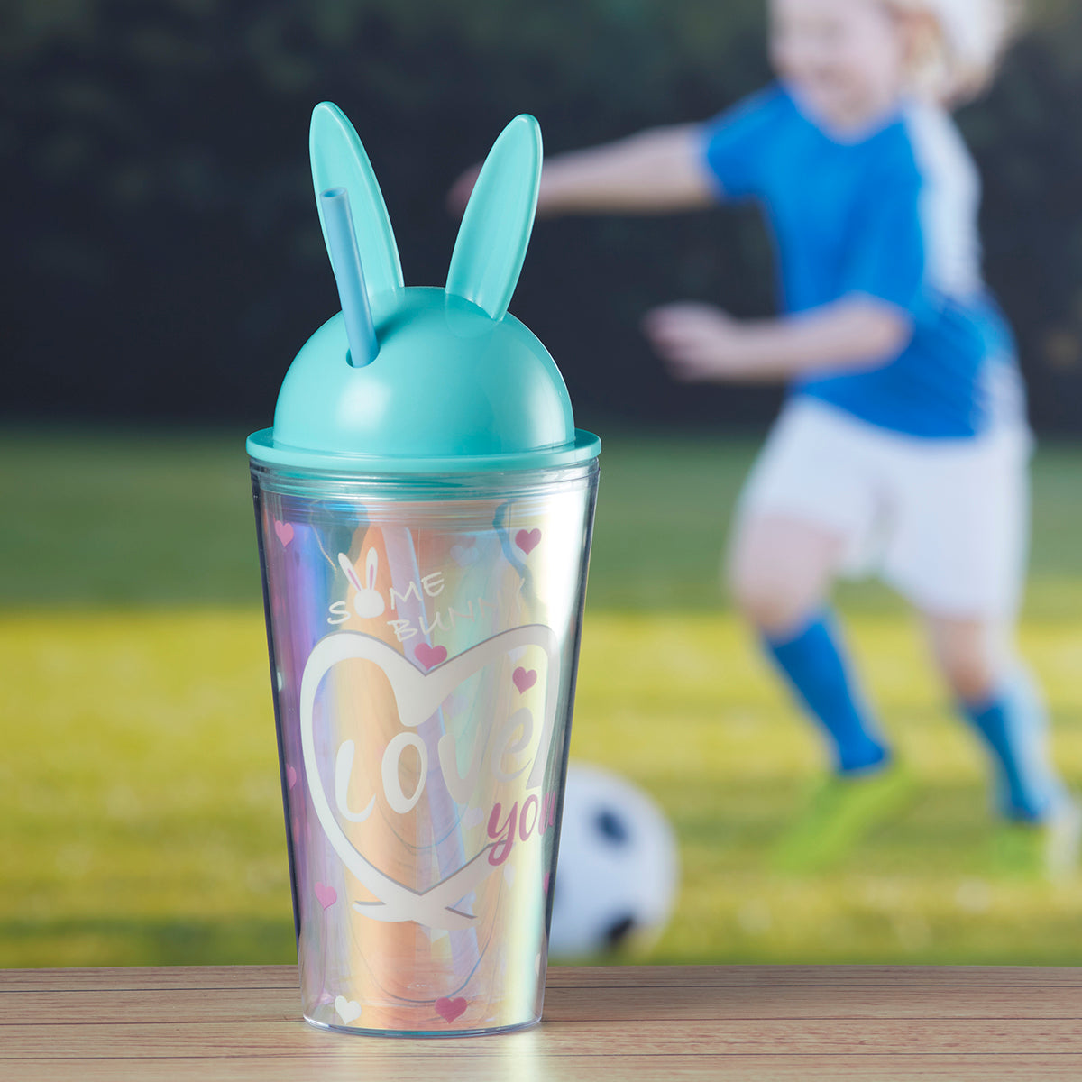 Acrylic Sipper, Cup, Tumbler Frosted with Straw and Lid for Water, Juice, Milk and other Bevrages - 275ml (BL-017-A)