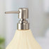 Ceramic Soap Dispenser handwash Pump for Bathroom, Set of 1, Cream (8645)