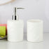 Ceramic Bathroom Accessories Set of 2 Bath Set with Soap Dispenser (9612)