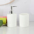 Ceramic Bathroom Accessories Set of 2 Bath Set with Soap Dispenser (9610)