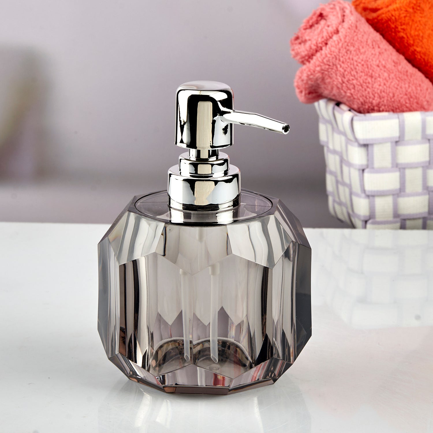 Acrylic Soap Dispenser for Bathroom handwash (10729)