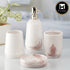 Ceramic Bathroom Accessories Set of 4 with Soap Dispenser (7941)