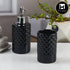 Ceramic Bathroom Accessories Set of 2 with Soap Dispenser (11118)