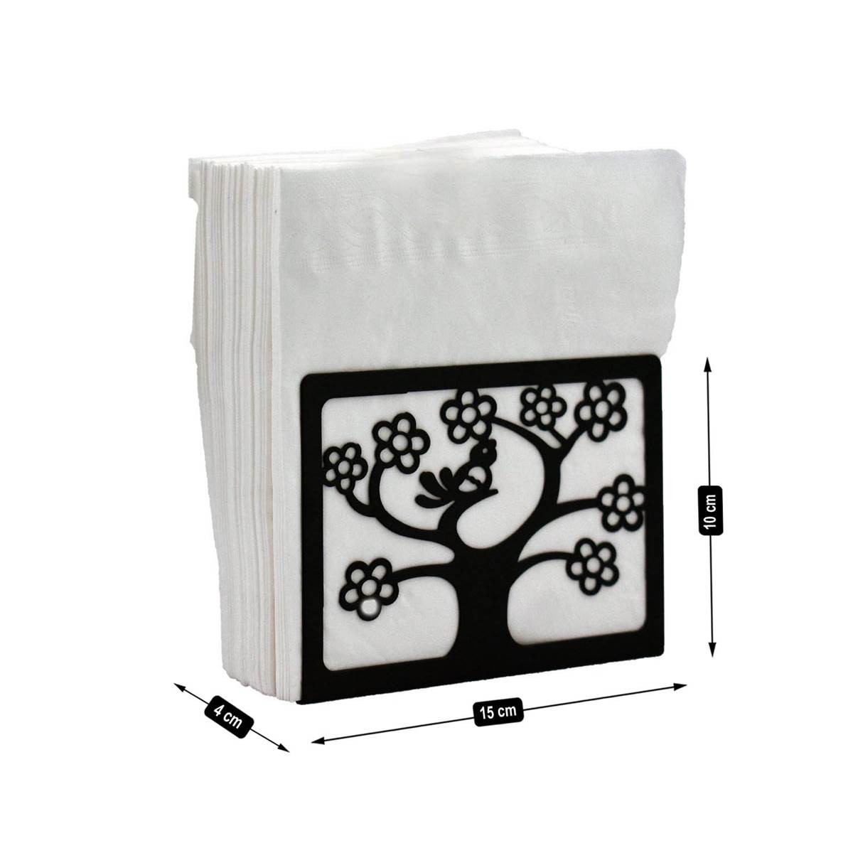 Metal Freestanding Tissue Paper, Napkin Holder for Home & Office (HH-080-A)