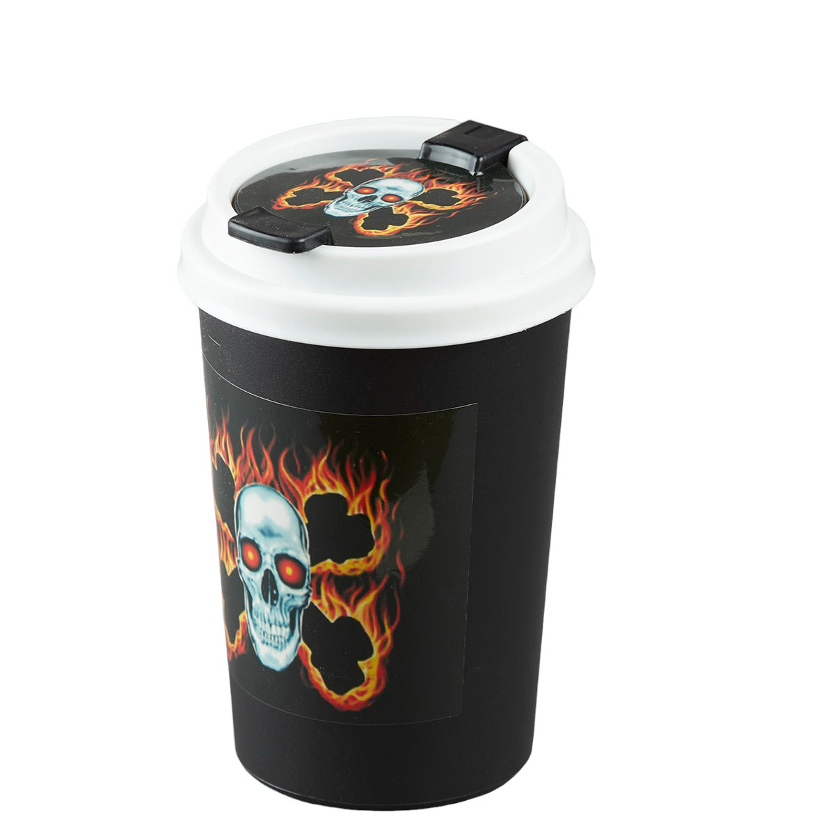 Plastic Car Ashtray Bucket with Lid for Smokers (9790)