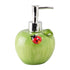 Ceramic Soap Dispenser handwash Pump for Bathroom, Set of 1, Green (10172)