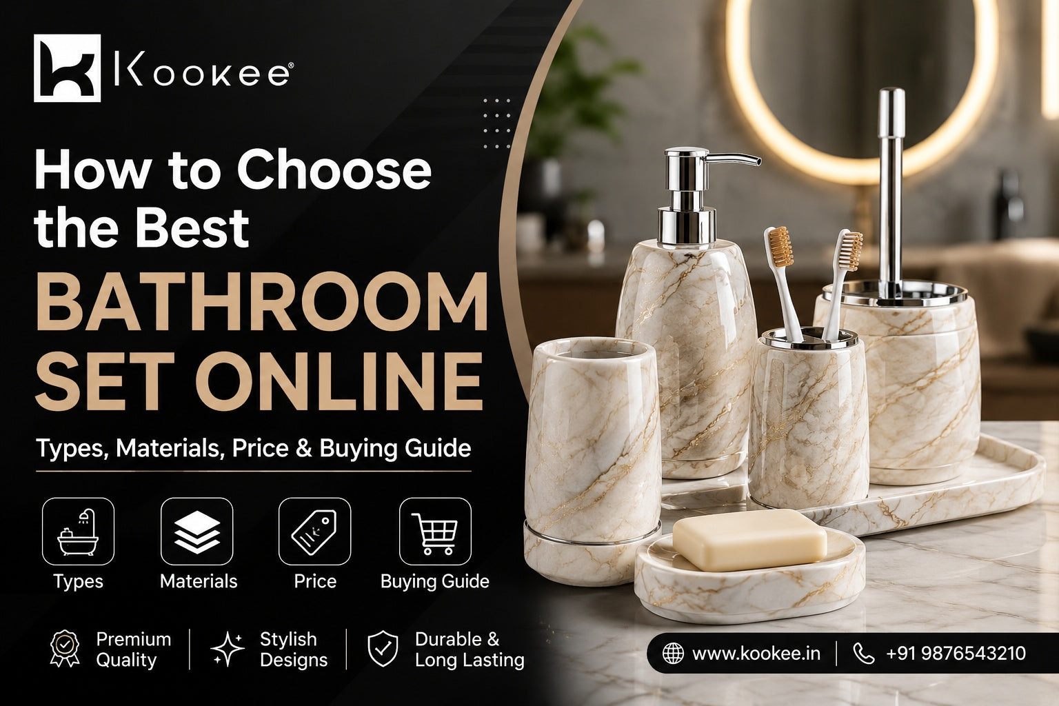 How to Choose the Best Bathroom Set Online: Types, Materials, Price & Buying Guide