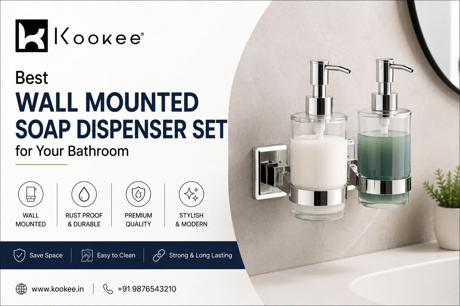 How to Choose the Best Wall Mounted Soap Dispenser Set for Your Bathroom