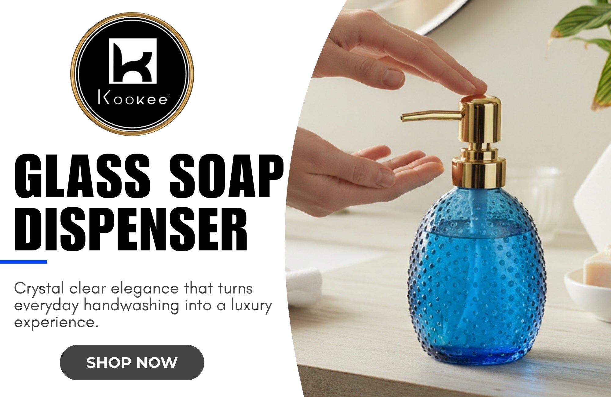 Glass Soap Dispensers