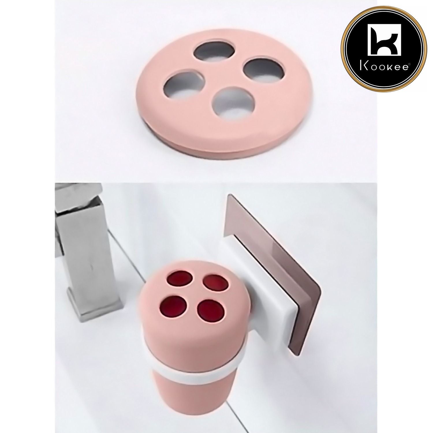 Kookee Toothbrush Holders, Pink, ART00661