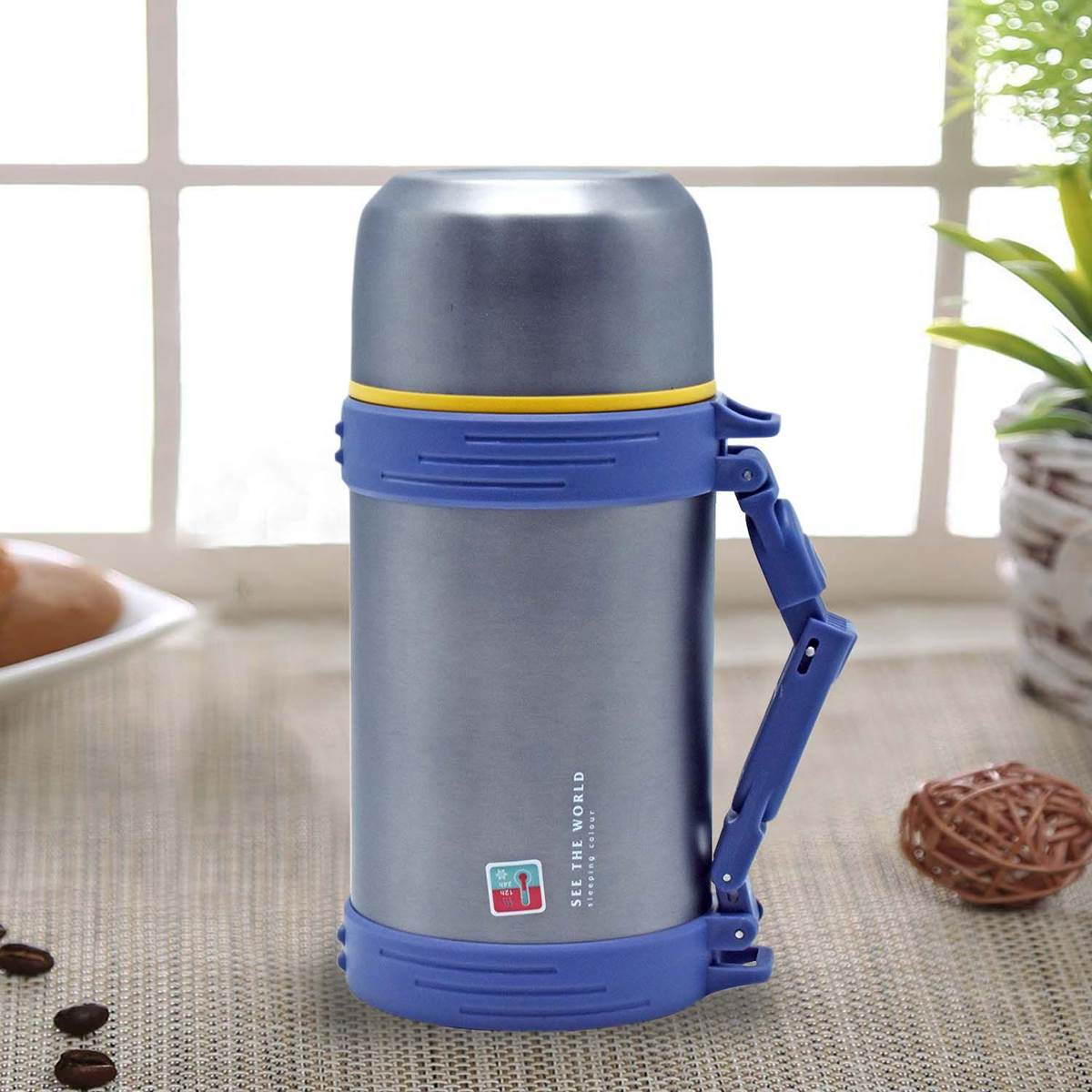 Kookee Stainless Steel Vacuum Insulated double wall Flasks - 1200ml (QE-5031)