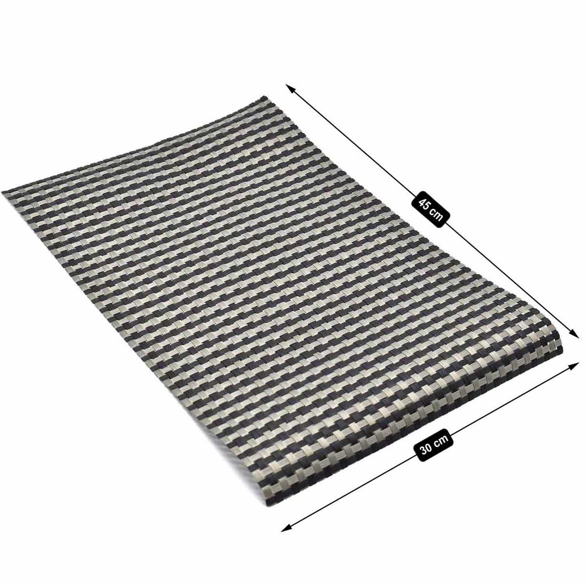 Kookee Placemats, Black, ART00898