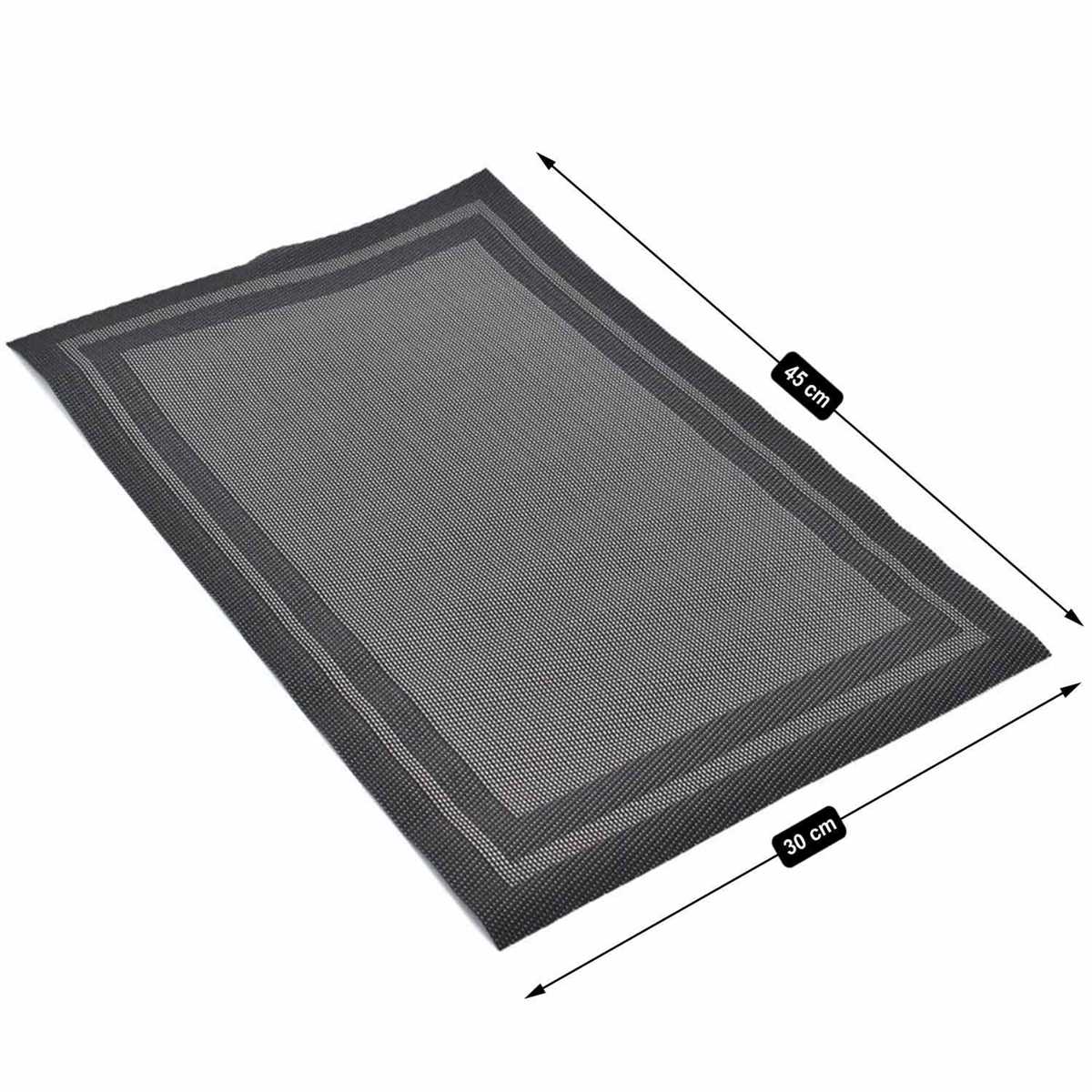 Kookee Placemats, Black, ART00901