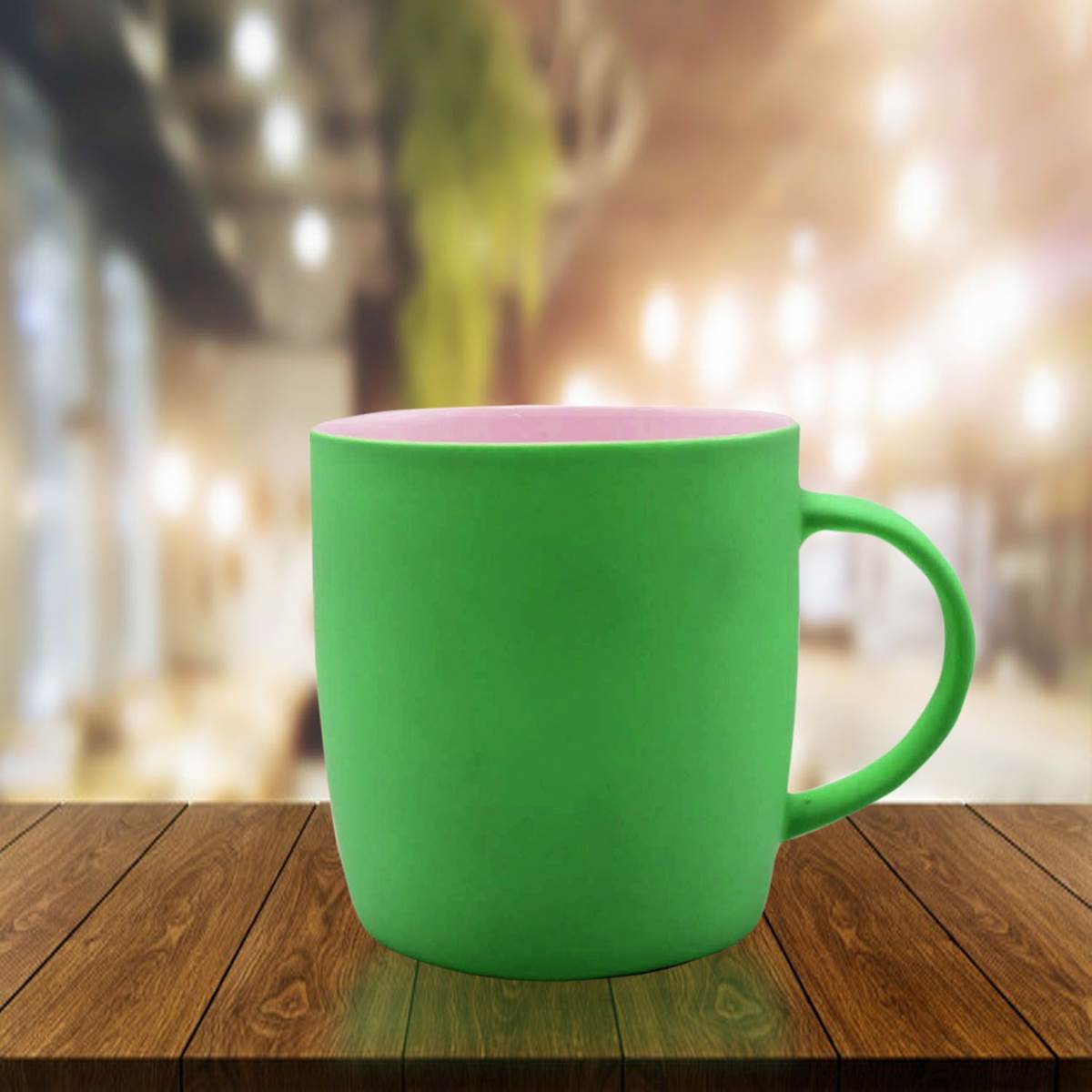 Single Color Ceramic Coffee or Tea Mug with handle - 325ml (BPY171-C)