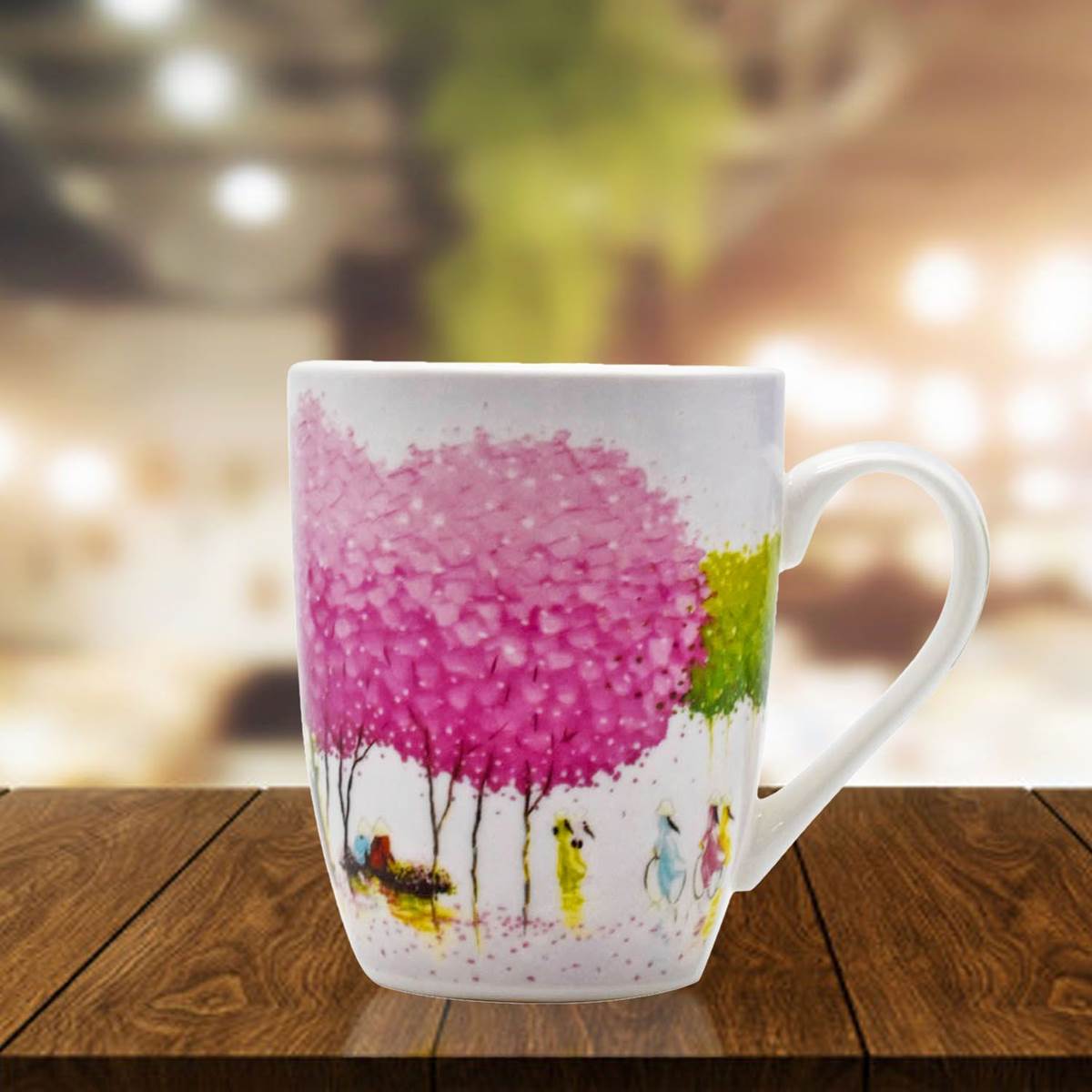 Printed Ceramic Coffee or Tea Mug with handle - 325ml (BPM2633-A)