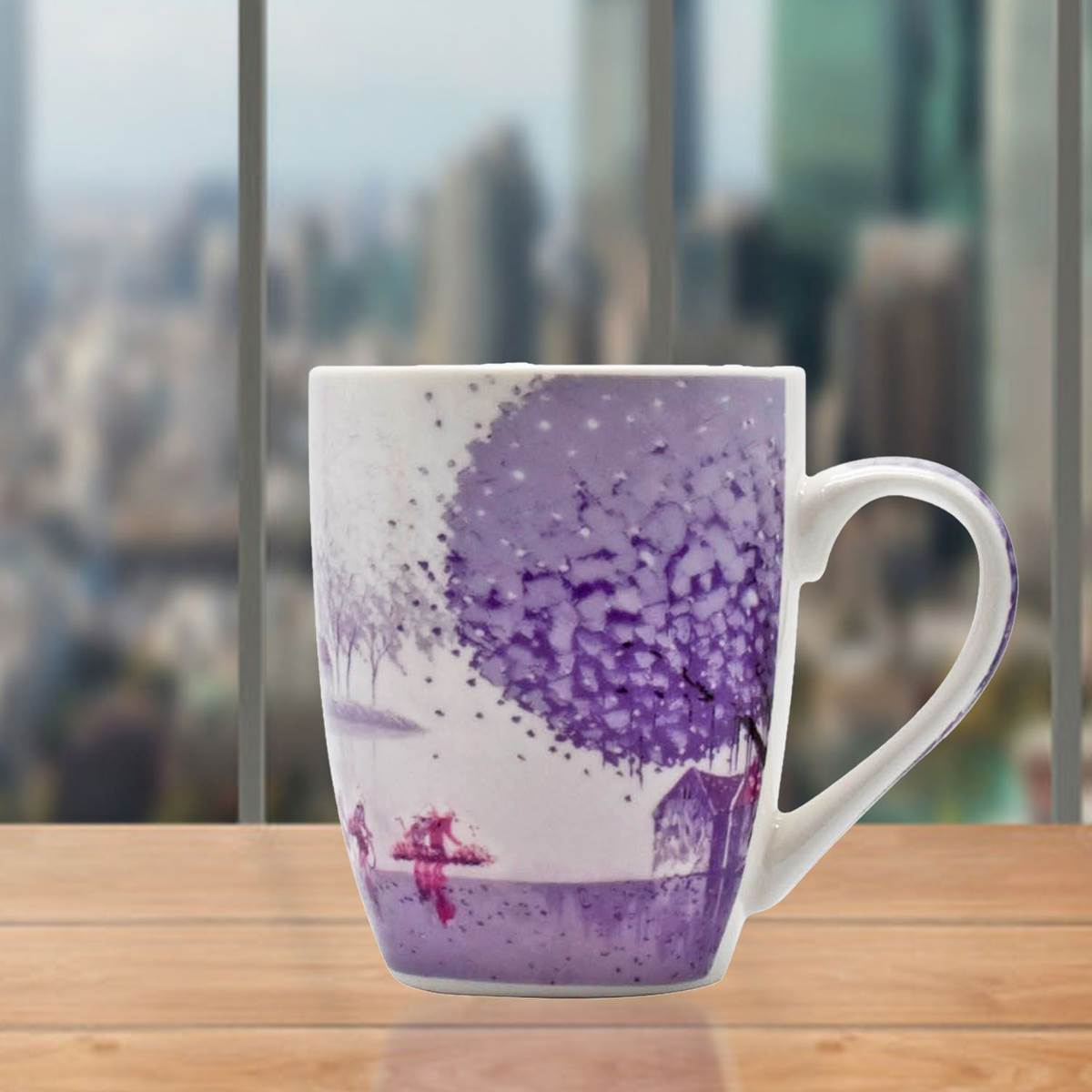 Printed Ceramic Coffee or Tea Mug with handle - 325ml (BPM2633-A)