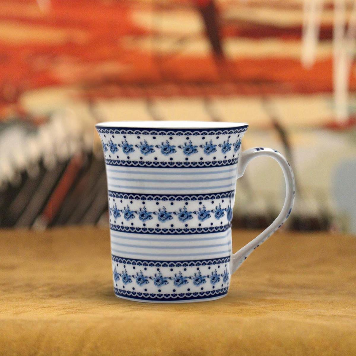 Printed Ceramic Tall Coffee or Tea Mug with handle - 325ml (MPM4574-B)