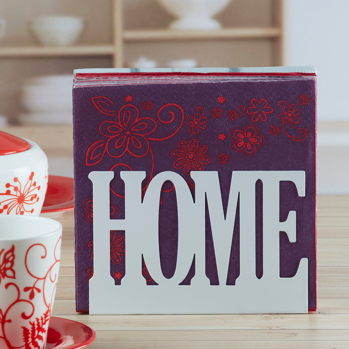 Metal Freestanding Tissue Paper, Napkin Holder & Office (HH-096-C)