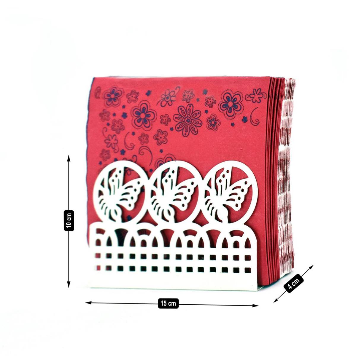 Metal Freestanding Tissue Paper, Napkin Holder & Office (V-TISS-005)