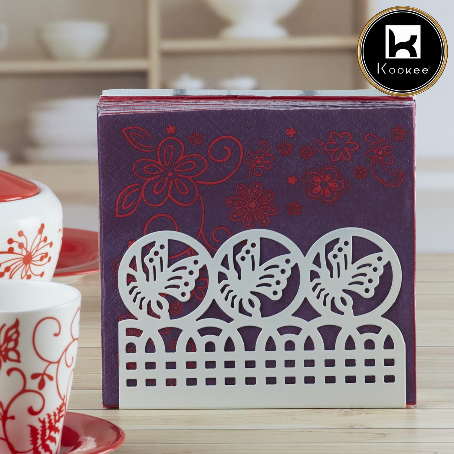 Kookee Tissue Holders, White, ART05421