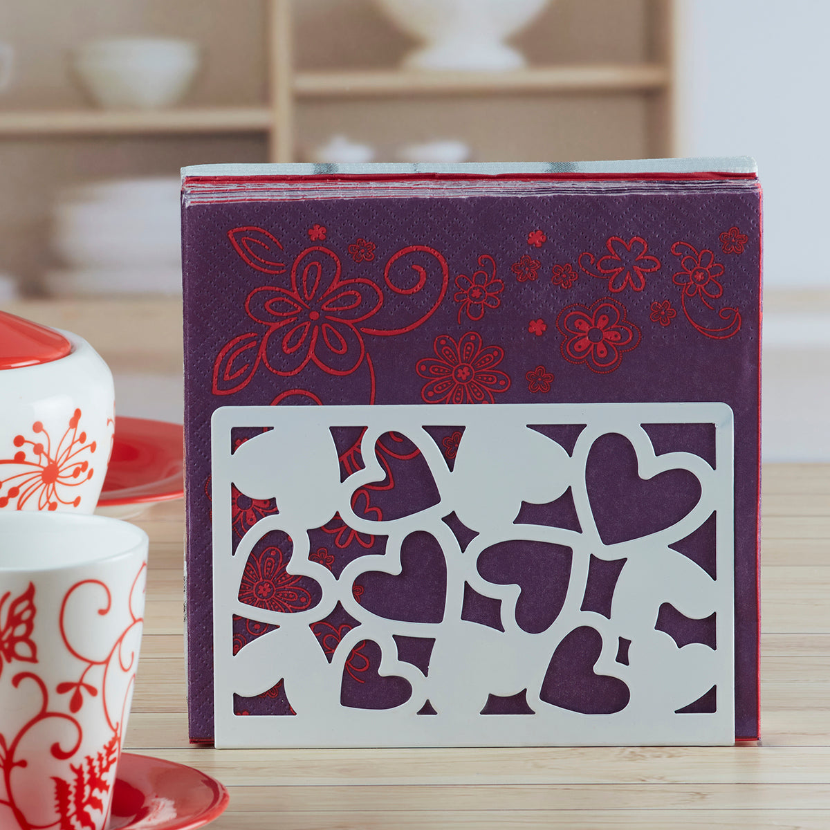 Metal Freestanding Tissue Paper, Napkin Holder & Office (HH-078-C)