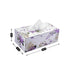 PU Leather Tissue Box Holder of Tissue Paper, Napkin, Rectangle (D-1-B)