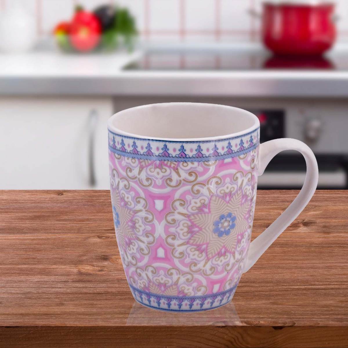 Printed Ceramic Coffee or Tea Mug with handle - 325ml (4134G-C)