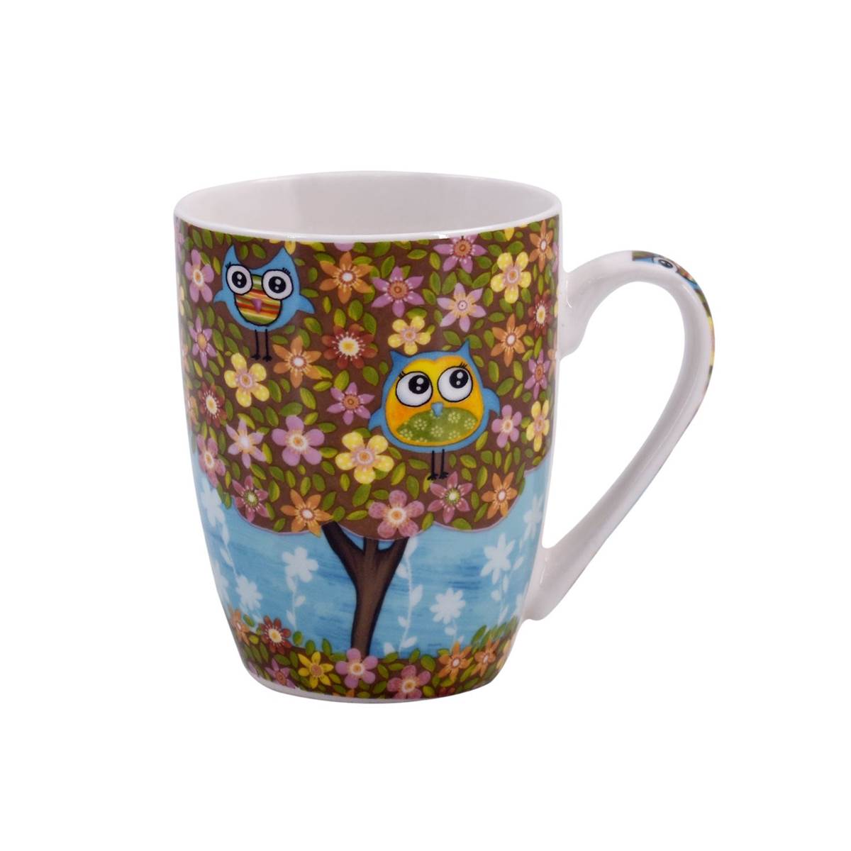 Printed Ceramic Coffee or Tea Mug with handle - 325ml (2904G-B)