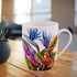 Kookee Printed Ceramic Coffee or Tea Mug with handle for Office, Home or Gifting - 325ml (4039AG-A)