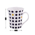 Printed Ceramic Tall Coffee or Tea Mug with handle - 325ml (3877C-A)