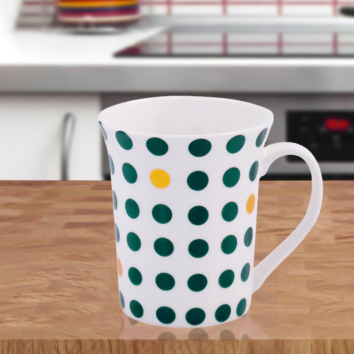 Printed Ceramic Tall Coffee or Tea Mug with handle - 325ml (3877C-B)