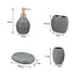 Ceramic Bathroom Accessories Set of 4 with Soap Dispenser (5762)