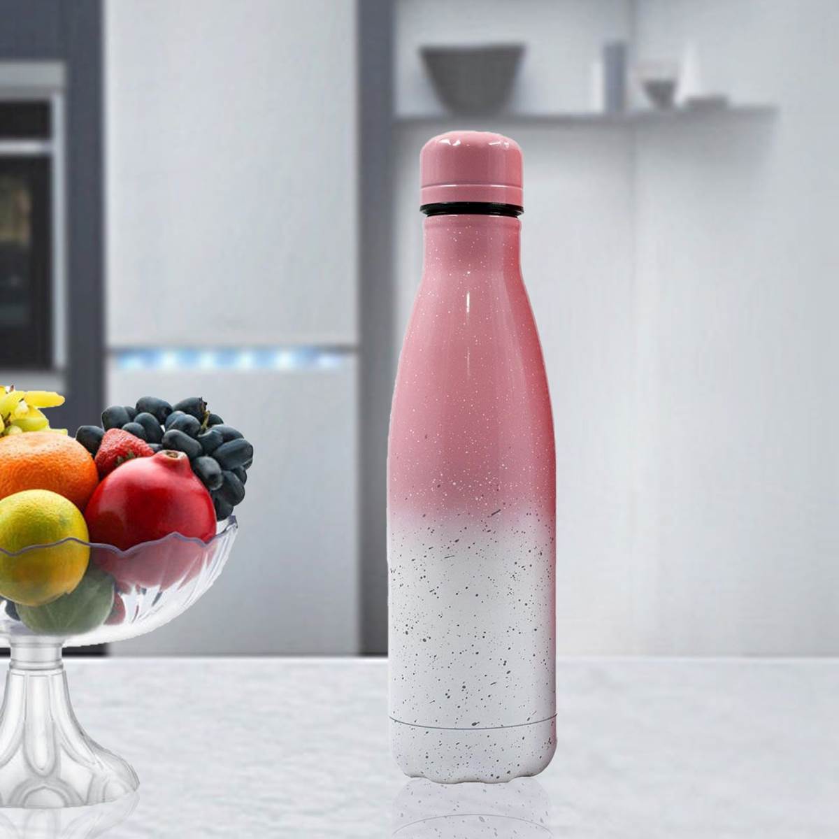 Stainless Steel Vacuum Insulated double wall Water Bottle - 500ml (102-E)