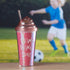 Acrylic Sipper, Cup, Tumbler Frosted with Straw and Lid for Water, Juice, Milk and other Bevrages - 500ml (5866)