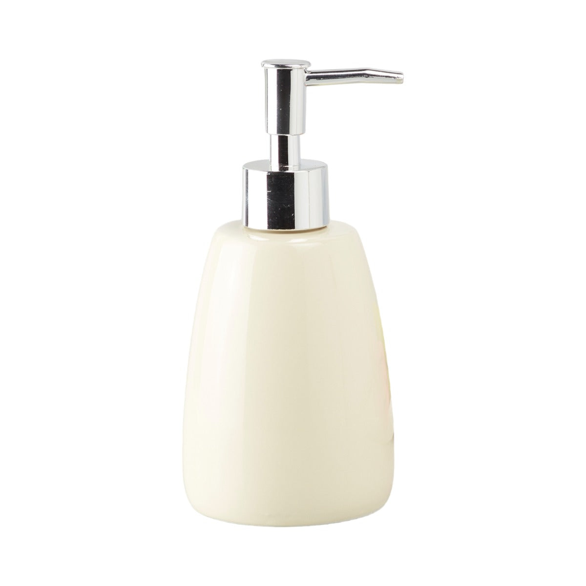 Ceramic Soap Dispenser for handwash for Bathroom, Cream, (Set of 1) (6004)