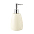 Ceramic Soap Dispenser for handwash for Bathroom, Cream, (Set of 1) (6004)