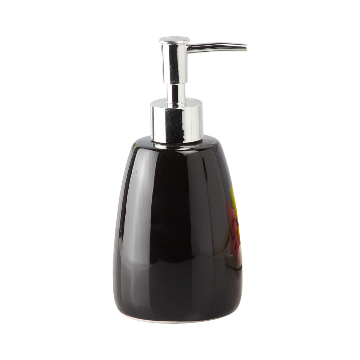 Ceramic Soap Dispenser for handwash for Bathroom, Black, (Set of 1) (6025)