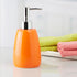 Ceramic Soap Dispenser handwash Pump for Bathroom, Set of 1, Blue (6032)