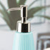 Ceramic Soap Dispenser handwash Pump for Bathroom, Set of 1, Blue (6038)
