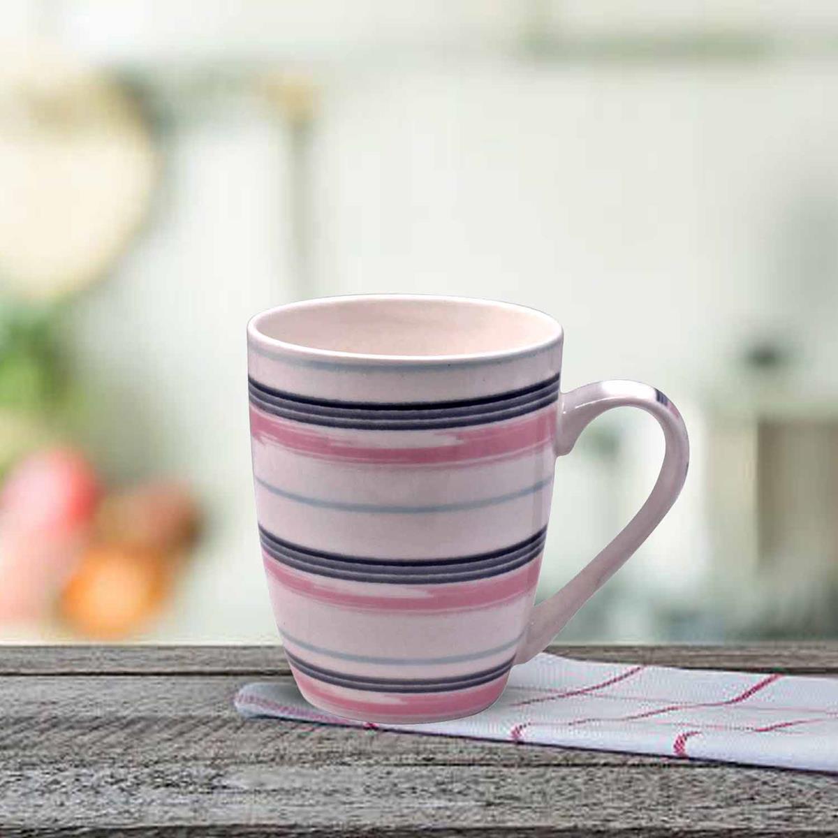 Printed Ceramic Coffee or Tea Mug with handle - 325ml (4124-D)