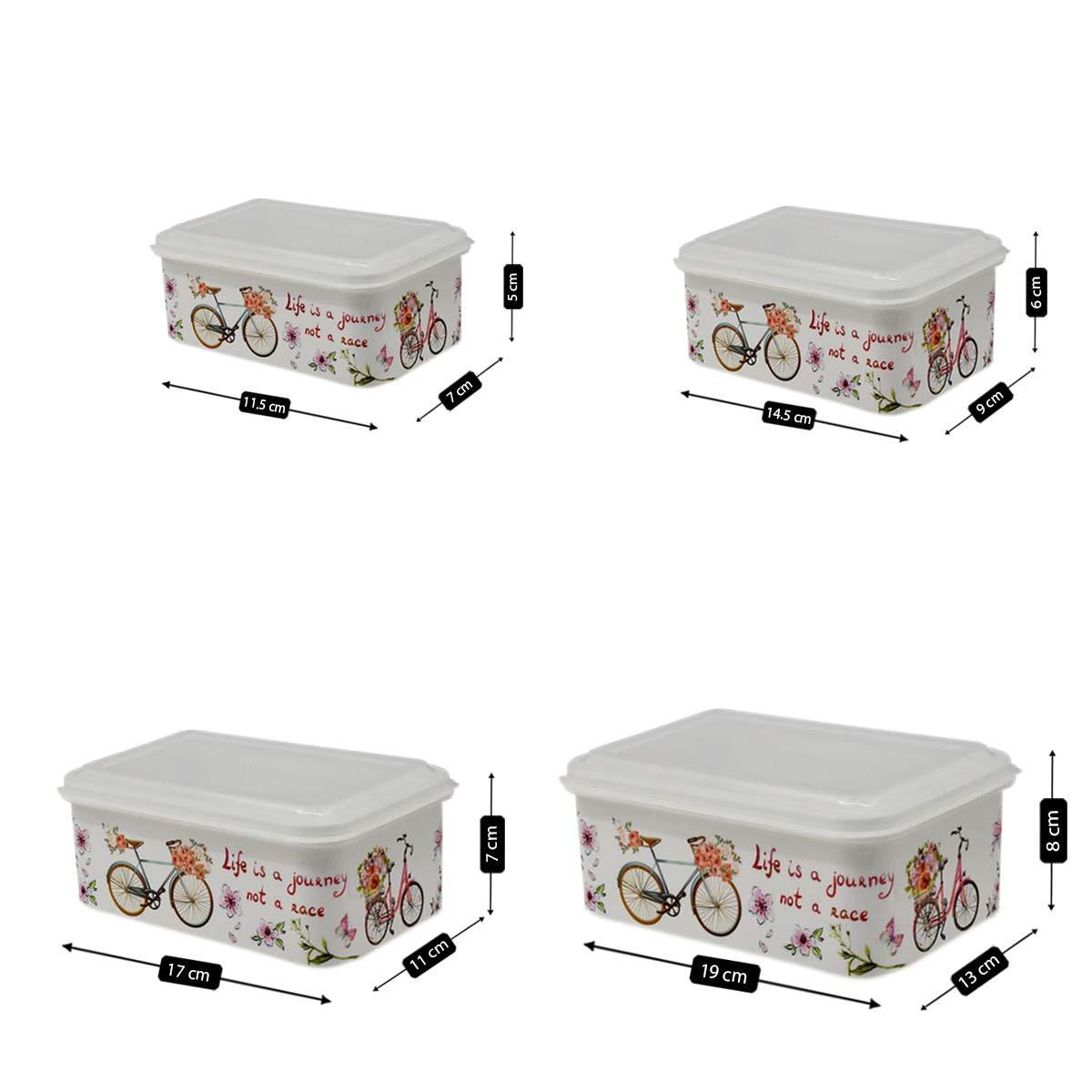 Kookee Plastic Containers, Multi, ART06212