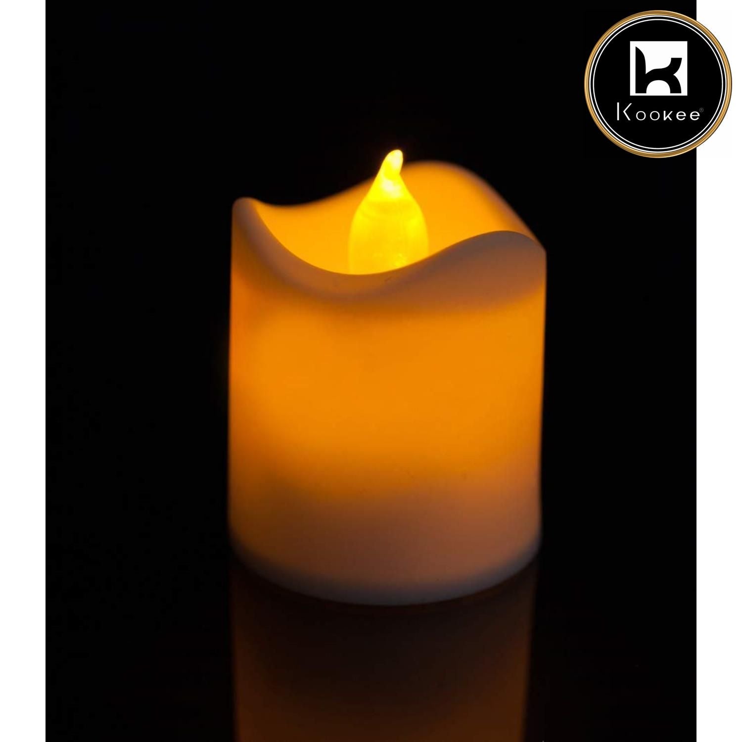 Kookee LED Candle, Yellow, ART09492