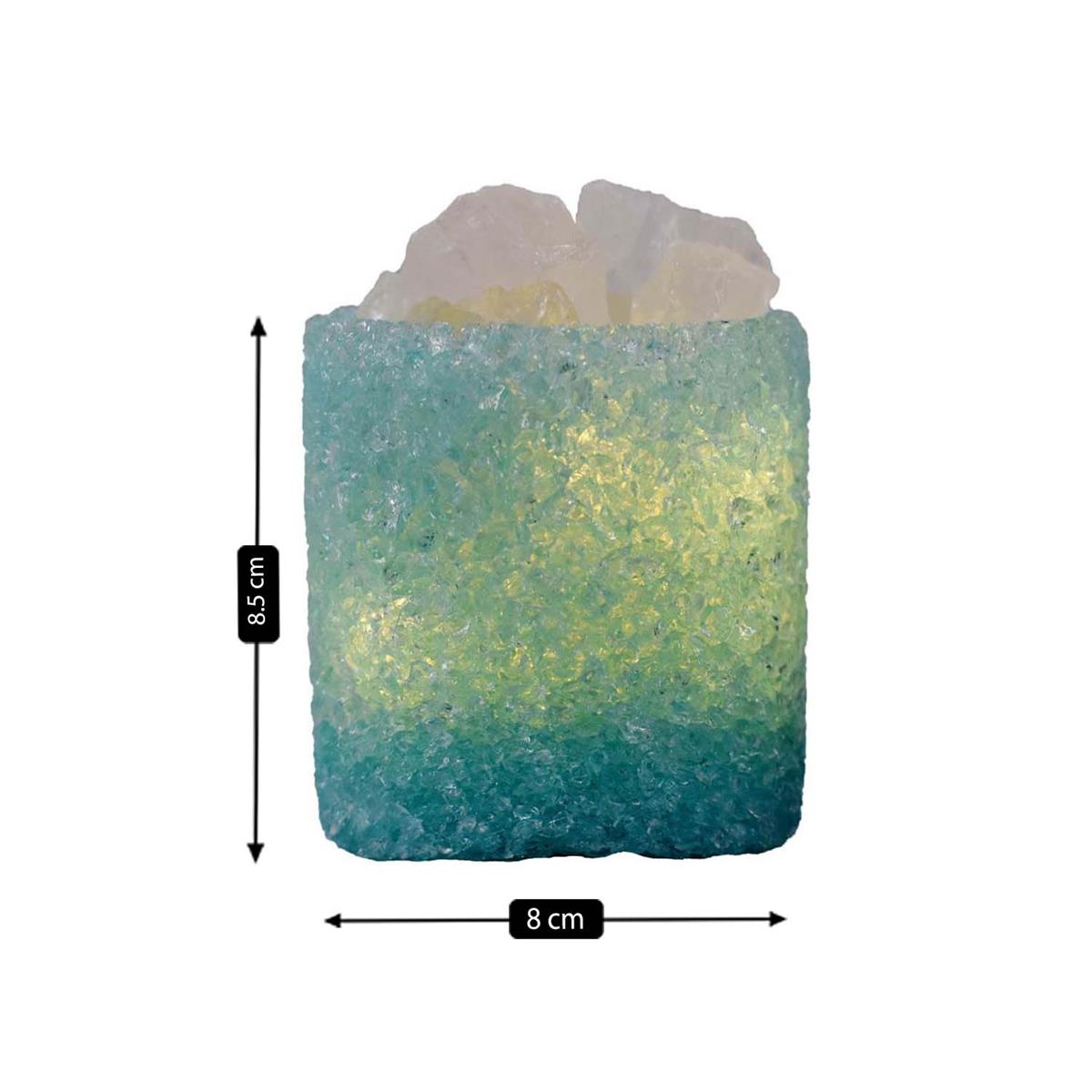 Natural Crystal Aromatherapy with Essential Oil, Electric Diffuser (087-3-F)